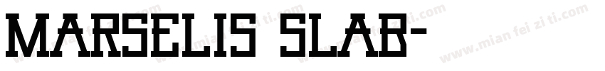 Marselis Slab字体转换